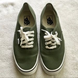 Vans “Authentic” Olive Green Sneakers